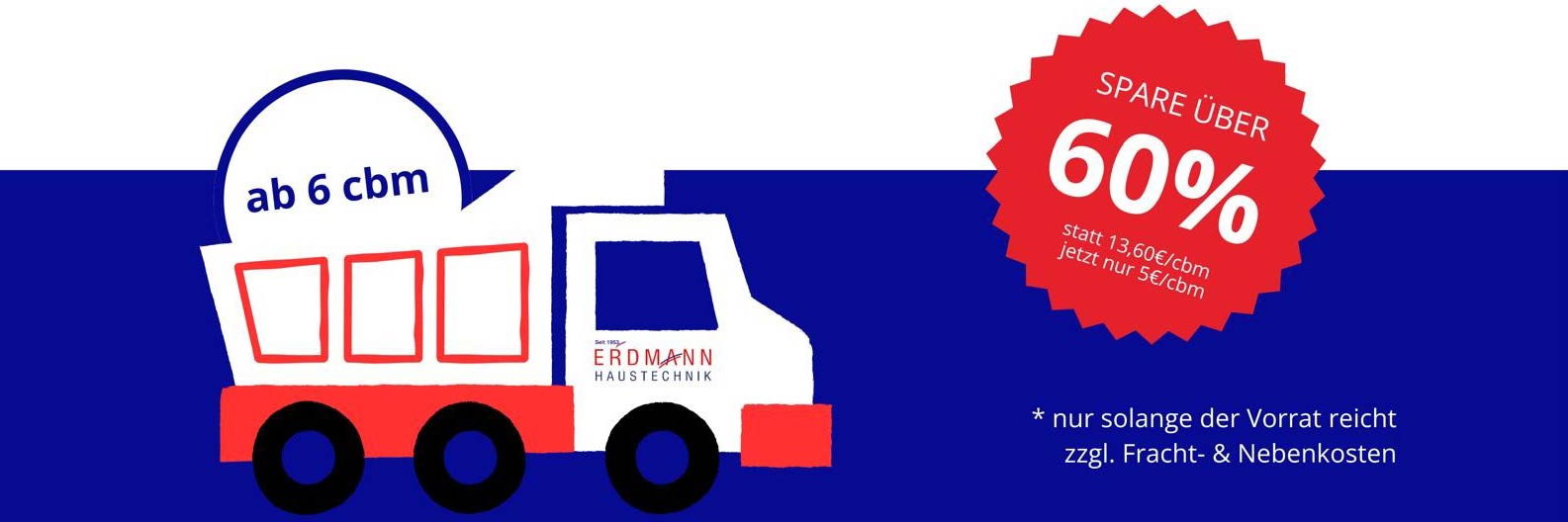 Mischrecycling zum Aktionspreis bei Erdmann Haustechnik